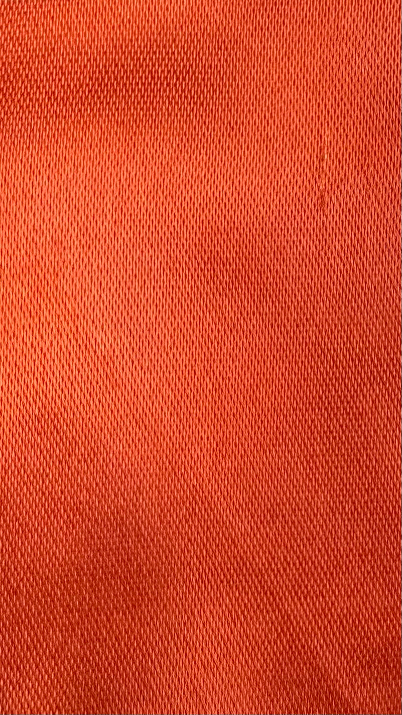 Burnt Orange 1.5" Single Face Polyester