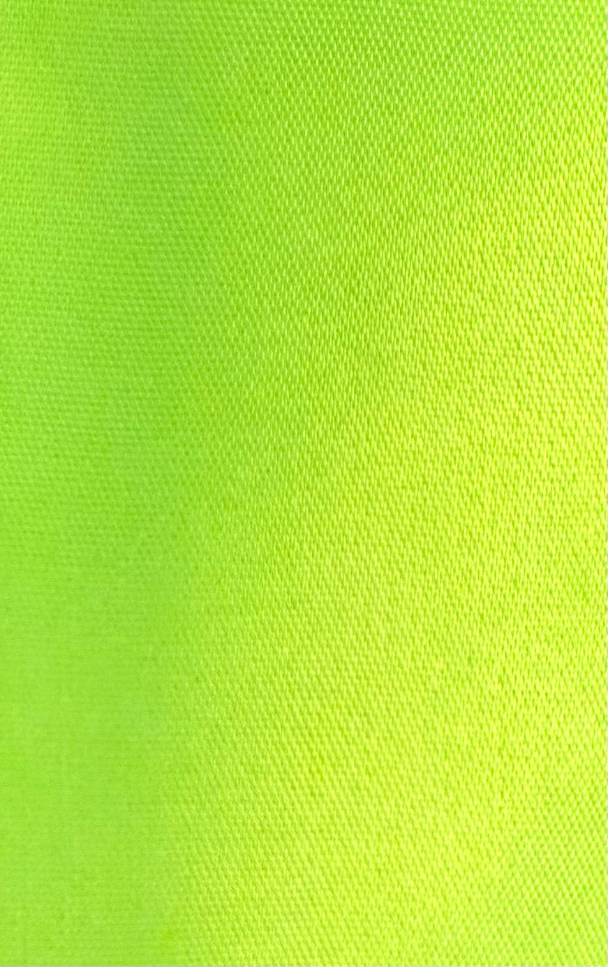 Lime Green 1.5" Single Face Polyester