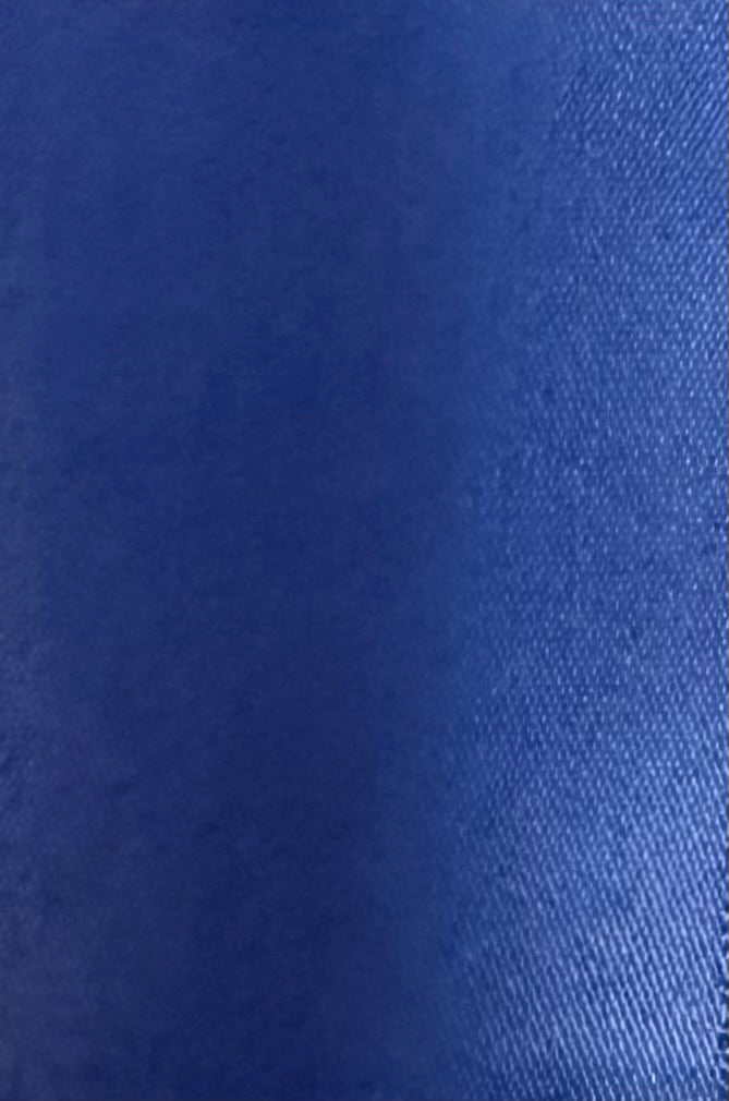 Dark Royal Blue 1.5" Single Face Polyester