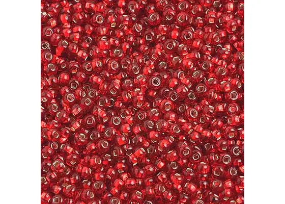 Czech Seed Beads 10/0 S/L Light Red
