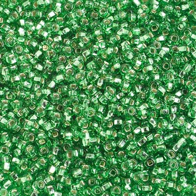 Czech Seed Beads 10/0 S/L Lime Green