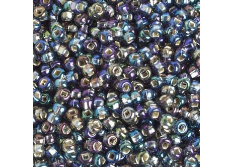 Czech Seed Beads 10/0 S/L Grey AB