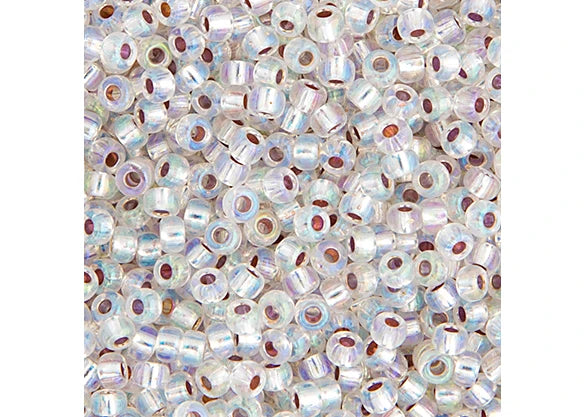 Miyuki Seed Bead 11/0 apx.22g Crystal Silver Lined AB