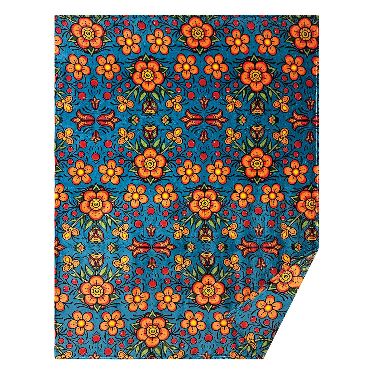 Fleece Blanket - Prairie Beadwork