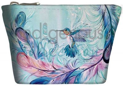 Hummingbird Feathers Coin Purse