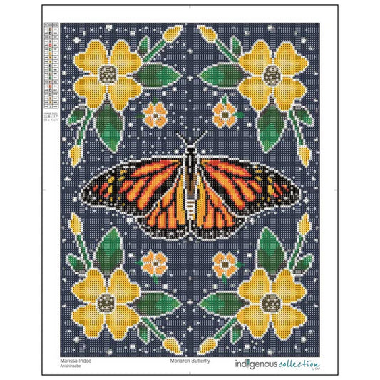 Monarch Butterfly Diamond Art Kit