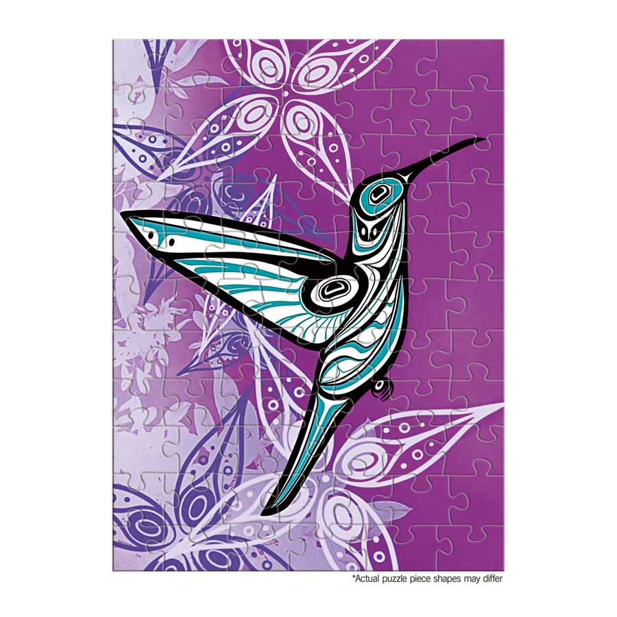 Hummingbird Puzzle - On The Go - 72 Pcs
