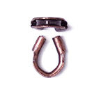 Wire Guardian 4x4mm Antique Copper LF/NF 100PCS
