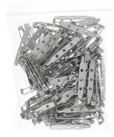 BAR PINS 1.5in NICKEL 100PCS