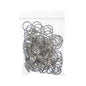 Split Rings 15mm Nickel Color LF/NF 100 PCS