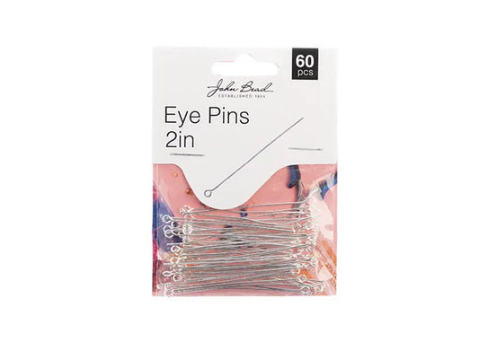 Eye Pins 2in 20ga(0.032) Silver 60pcs