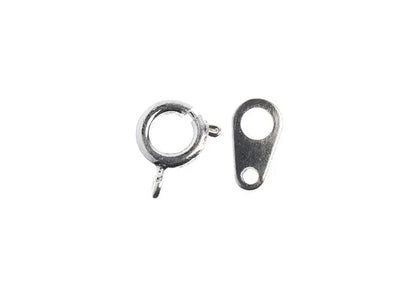 Spring Ring Set 7mm Silver 20pcs