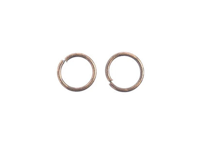 Jump Ring Round 6mm Antique Copper 142pcs