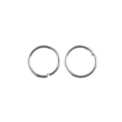 Jump Ring Round 6mm Antique Silver 142pcs