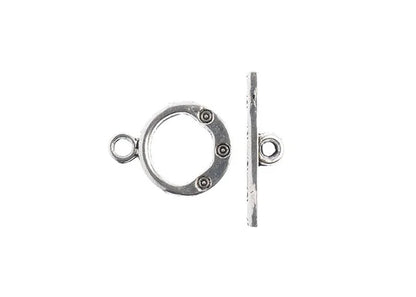 Toggle Clasp 14mm Antique Silver 7pcs