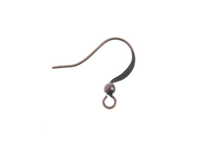 Earwire w/ Bead Antique Copper 60pcs