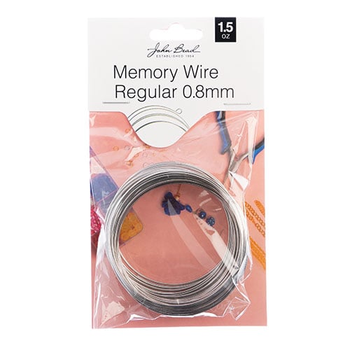 Regular Memory Wire (apx 6cm/2.36" diameter) 0.8mm thick 1.5oz/ 42.45g