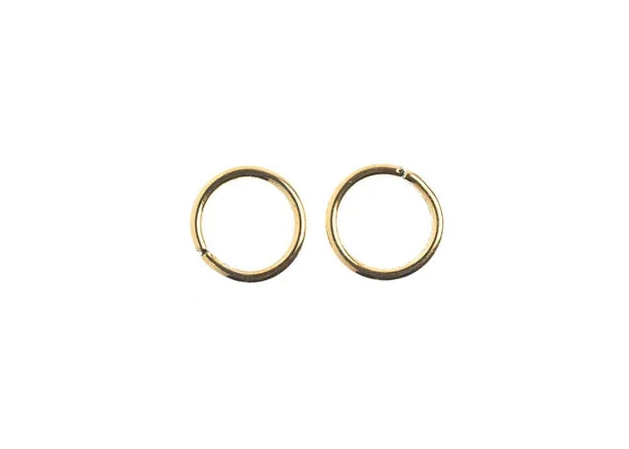 Jump Ring Round 8mm Antique Gold 118pcs