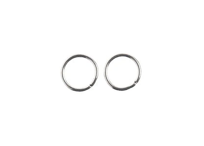 Jump Ring Round 8mm Antique Silver 118pcs