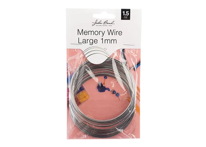 Large Memory Wire (apx 7cm/2.75" diameter) 1mm thick 1.5oz/ 42.45g