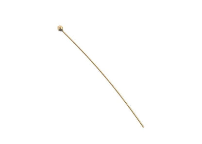Ball Head Pins 1.5in 24ga (0.02) Antique Gold 76pcs