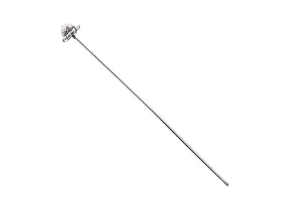 Head Pins Fancy 2in Antique Silver 6pcs