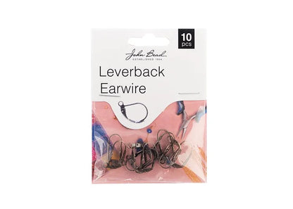 Earwire Leverback (apx 19mm) Antique Copper 10pcs