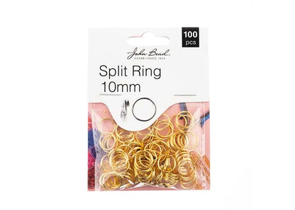 Split Ring 10mm Gold 100pcs