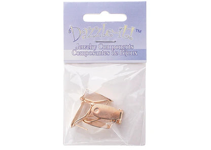 Fingernail Earring 10x20mm (2pr) Gold