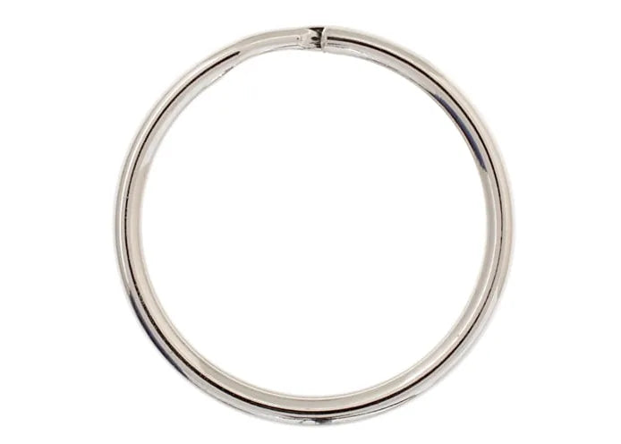 Split Rings 20mm Silver - 8pcs