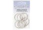 Split Rings 20mm Silver - 8pcs