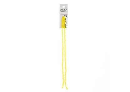 Crystal Lane DIY Rondelle 2 Strand 7in (apx110pcs) 3x4mm Transparent Yellow