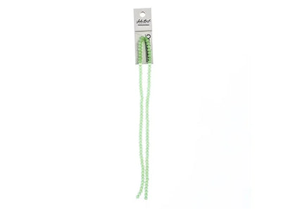 Crystal Lane DIY Rondelle 2 Strand 7in (apx110pcs) 3x4mm Opaque Light Green