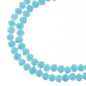 Crystal Lane DIY Rondelle 2 Strand 7in (apx110pcs) 3x4mm Opaque Blue