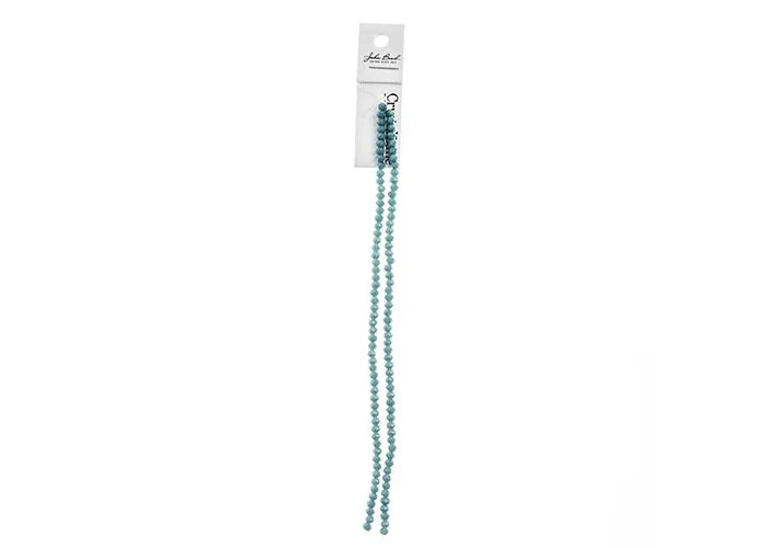 Crystal Lane DIY Rondelle 2 Strand 7in (apx110pcs) 3x4mm Opaque Dark Blue