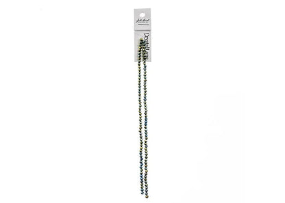 Crystal Lane DIY Rondelle 2 Strand 7in (apx110pcs) 3x4mm Opaque Green Iris