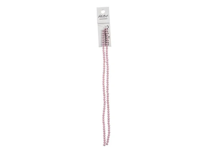Crystal Lane DIY Rondelle 2 Strand 7in (apx110pcs) 3x4mm Opaque Mauve