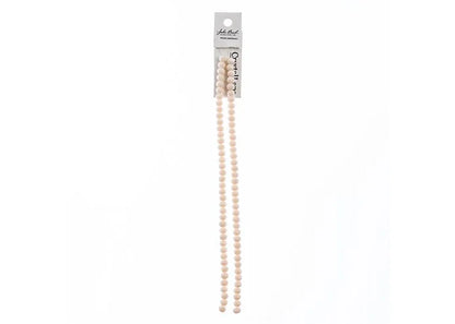 Crystal Lane DIY Rondelle 2 Strand 7in (apx78pcs) 4x6mm Opaque Light Cream