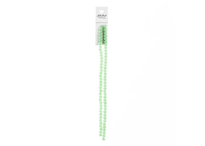 Crystal Lane DIY Rondelle 2 Strand 7in (apx78pcs) 4x6mm Opaque Light Green