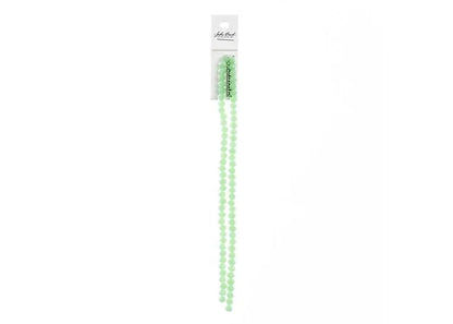 Crystal Lane DIY Rondelle 2 Strand 7in (apx78pcs) 4x6mm Opaque Light Green