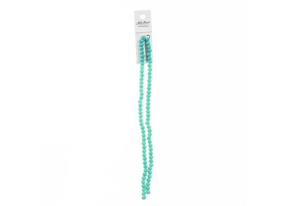 Crystal Lane DIY Rondelle 2 Strand 7in (apx78pcs) 4x6mm Opaque Turquoise Green