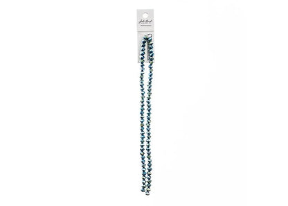 Crystal Lane DIY Rondelle 2 Strand 7in (apx78pcs) 4x6mm Opaque Green Iris