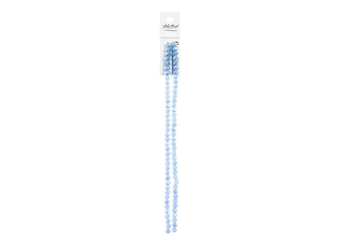 Crystal Lane DIY Rondelle 2 Strand 7in (apx78pcs) 4x6mm Opaque Light Periwinkle