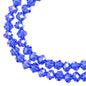 Crystal Lane DIY Rondelle 2 Strand 7in (apx78pcs) 4x6mm Transparent Sapphire AB
