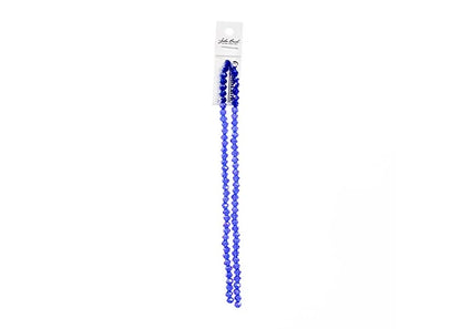 Crystal Lane DIY Rondelle 2 Strand 7in (apx78pcs) 4x6mm Transparent Sapphire AB