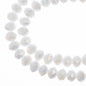 Crystal Lane DIY Rondelle 2 Strand 7in (apx58pcs) 6x8mm Opaque White Matt AB