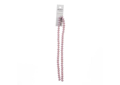 Crystal Lane DIY Rondelle 2 Strand 7in (apx58pcs) 6x8mm Opaque Mauve