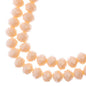 Crystal Lane DIY Rondelle 2 Strand 7in (apx46pcs) 8x10mm Opaque Cream