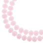 Crystal Lane DIY Rondelle 2 Strand 7in (apx46pcs) 8x10mm Opaque Pink