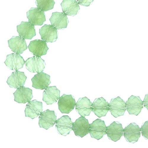 Crystal Lane DIY Rondelle 2 Strand 7in (apx46pcs) 8x10mm Opaque Light Green